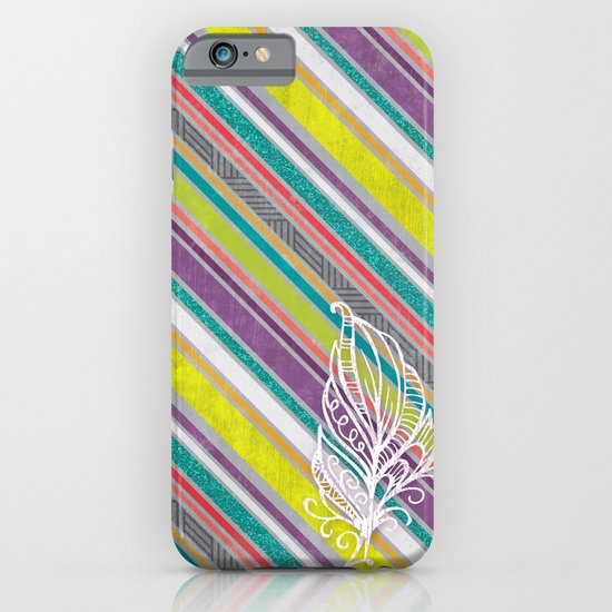 Feather Stripes iPhone & iPod Case