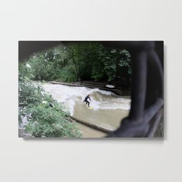 Perpetual Surfer Metal Print | Nature, Landscape, People, Photo 
