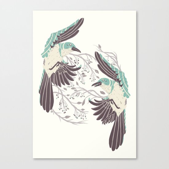 Birds of Summer Canvas Print