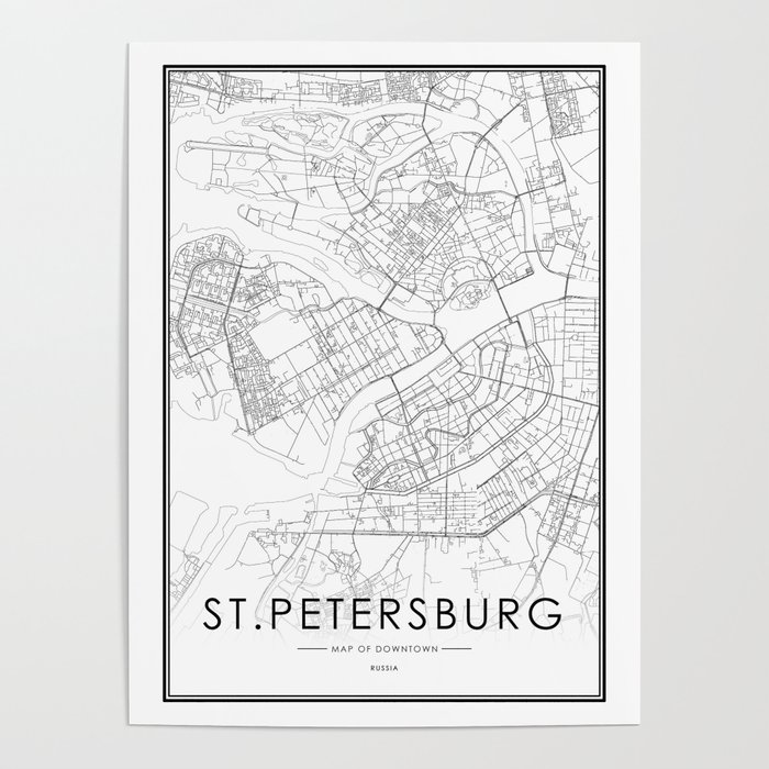 Map russia st petersburg Saint Petersburg