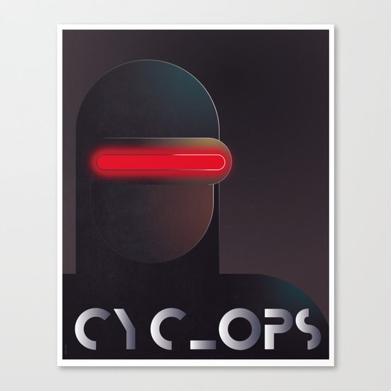 Vintage Heroes - Cyclops Canvas Print