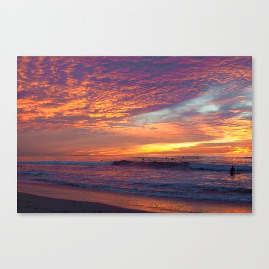 Pink Sunset Canvas Print