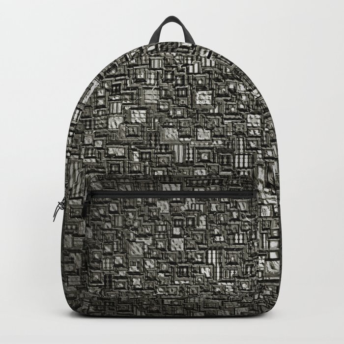 Monochrome mosaic Backpack