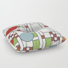 Stained glass pattern S02 Floor Pillow