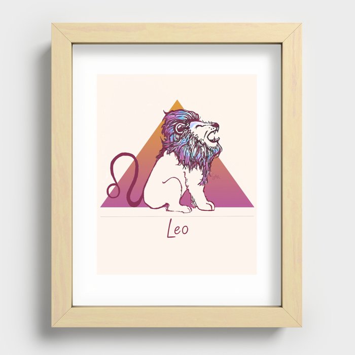 Leo Recessed Framed Print