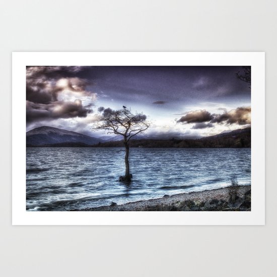 Sunset Tree Art Print