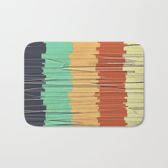 Shreds of Color Bath Mat