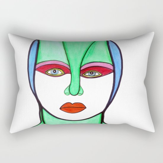 Zulejka (previous age) Rectangular Pillow