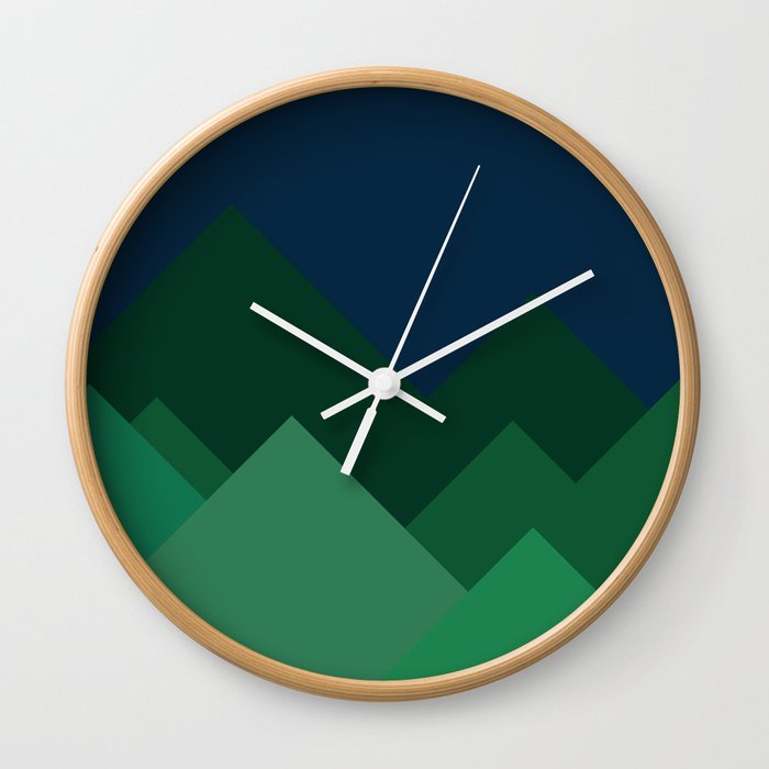 The Mountains Wall Clock