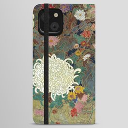 flower【Japanese painting】 iPhone Wallet Case