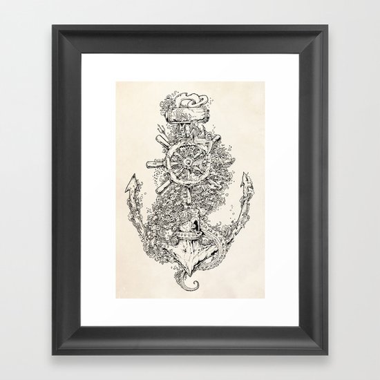 Into The Deep Framed Art Print
