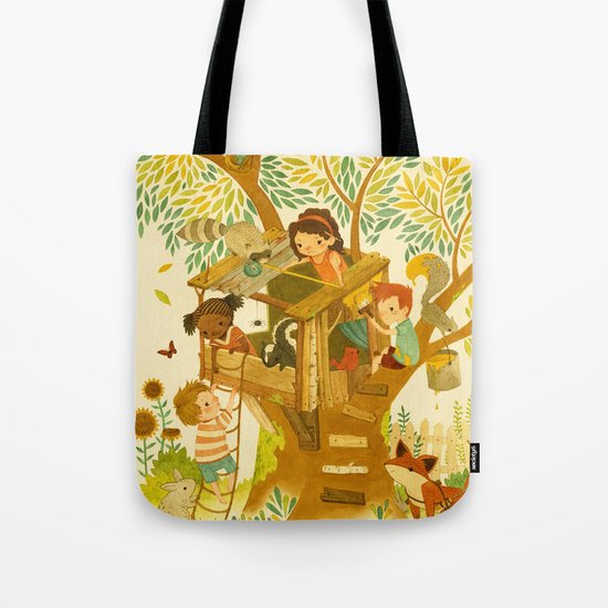 Our House In the Woods Tote Bag