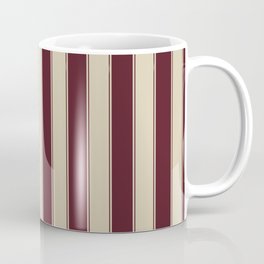 Burgundy Stripes Coffee Mug