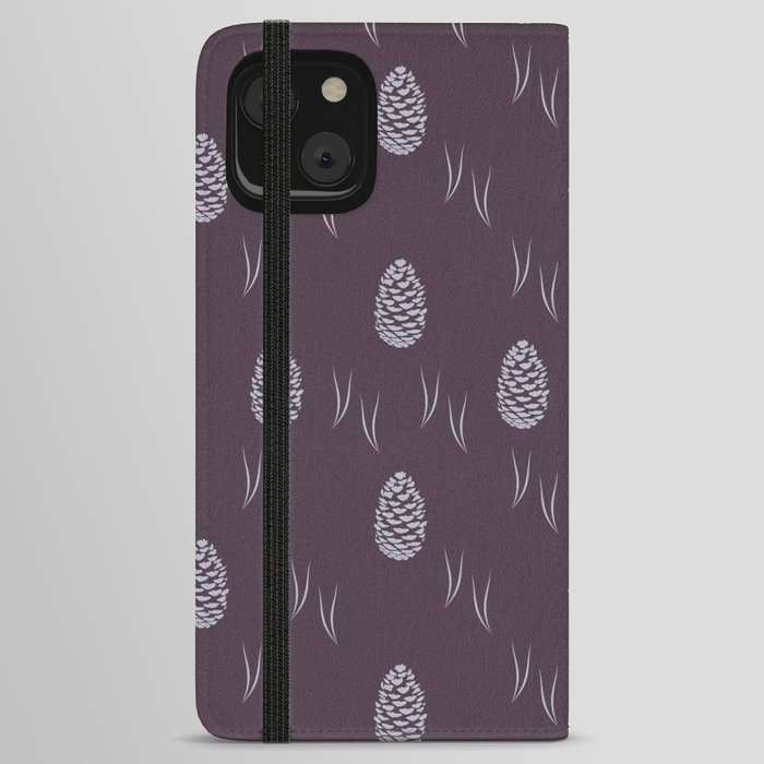 Pinecones (Autumn Purple) iPhone Wallet Case