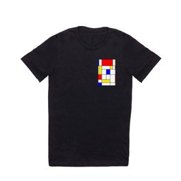 Mondrian #62 T Shirt | Minimalist, Graphicdesign, Mondrianhomedecor, Mondrianwallart, Neoplastic, Mondrian Inspired, Popart, Abstract, Modernistart, Mondrianphonecases 