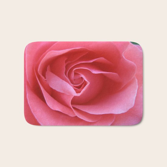 Pink Rose Bath Mat