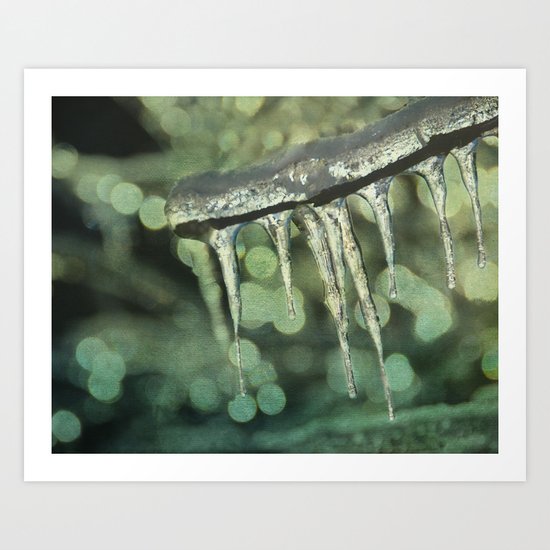 Icicles Art Print