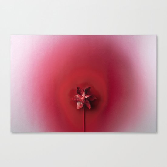 Red explosion Canvas Print