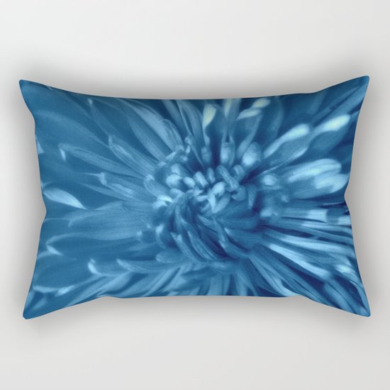Flower | Flowers | Sky Blue Mums Rectangular Pillow