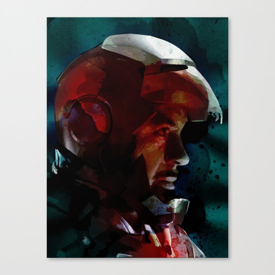 The Knight in the Shining Armour... Canvas Print