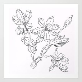 Flora Art Print
