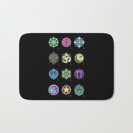 World Religions -- Group Bath Mat