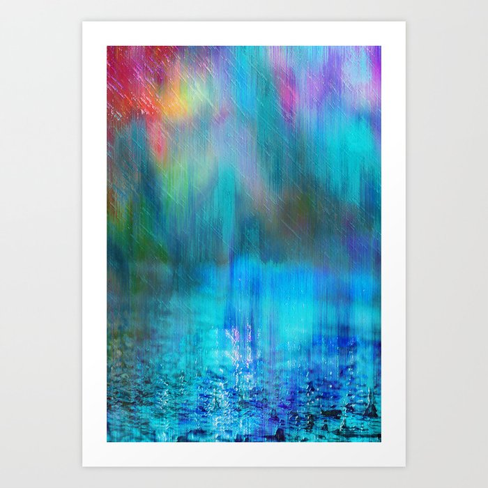 Rain Curtain Art Print