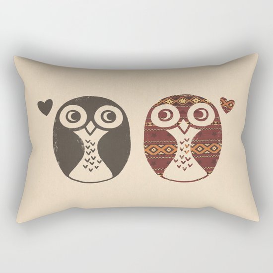 Opposites Attract Rectangular Pillow