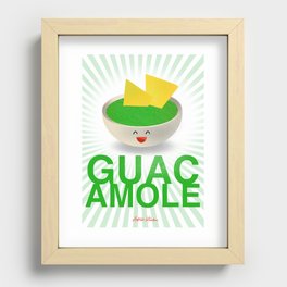 GUACAMOLE Recessed Framed Print