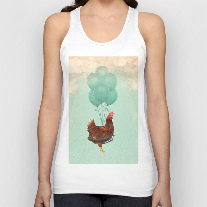 Chickens can't fly 02 Tank Top