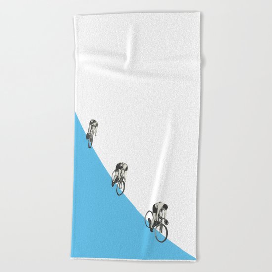Riders on a Form Beach Towel
