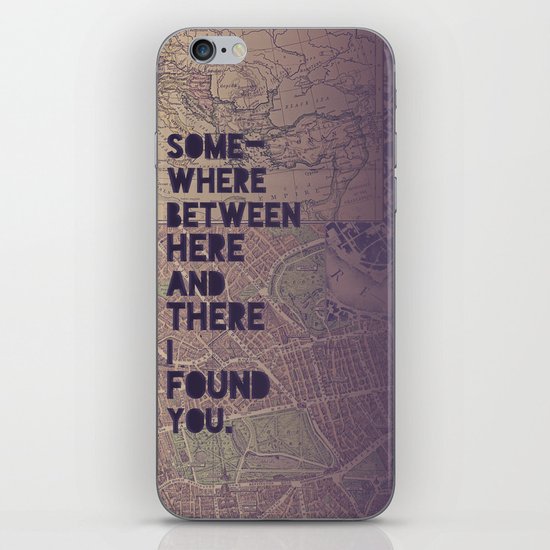 Here & There iPhone & iPod Skin