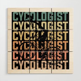 Cycologist definition funny cyclist quote Wood Wall Art