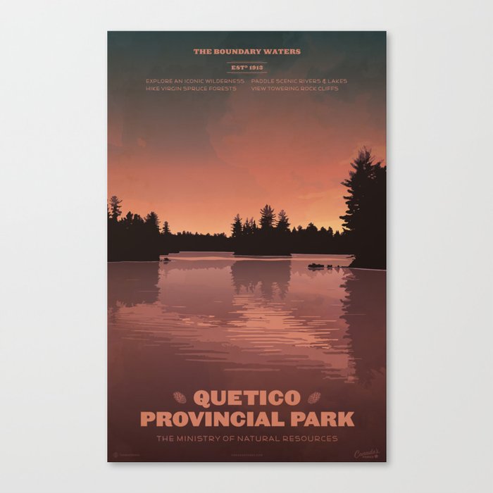 Quetico Provincial Park Canvas Print
