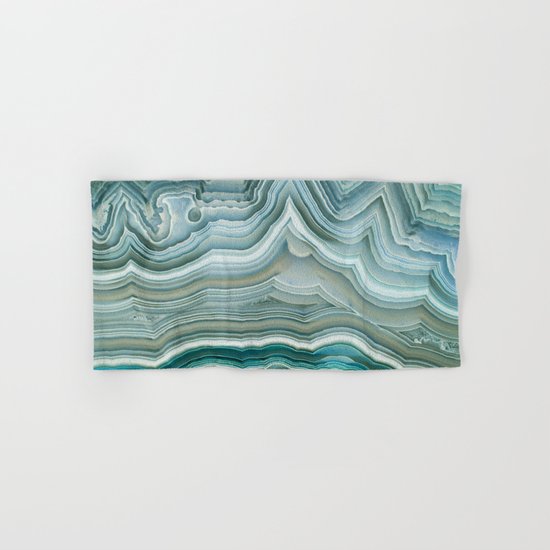 Agate Crystal Blue Hand & Bath Towel