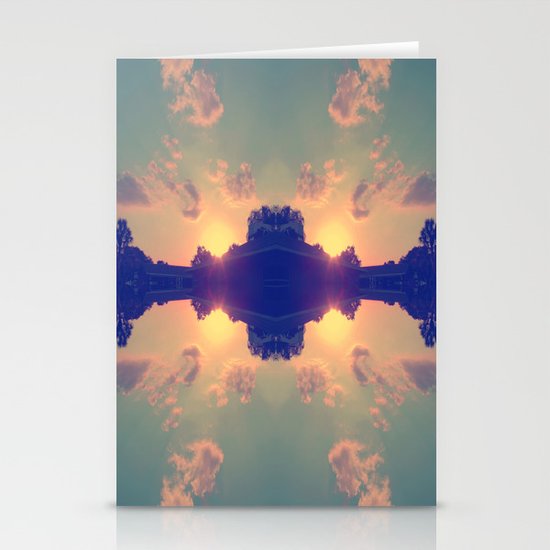 Multiple Sunsets Stationery Cards