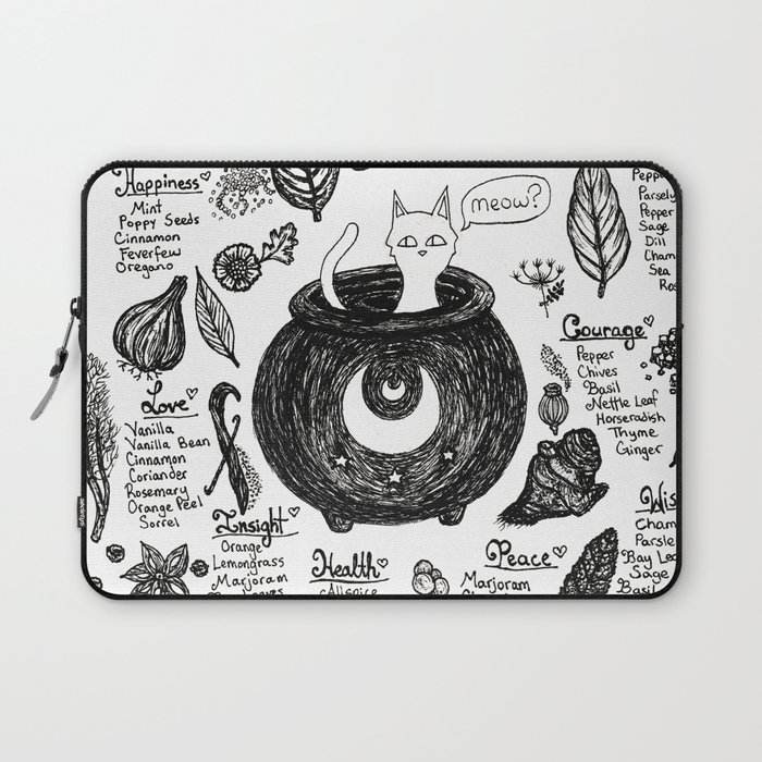 Kitchen Witchery Laptop Sleeve By Sparrowsnestart Society6