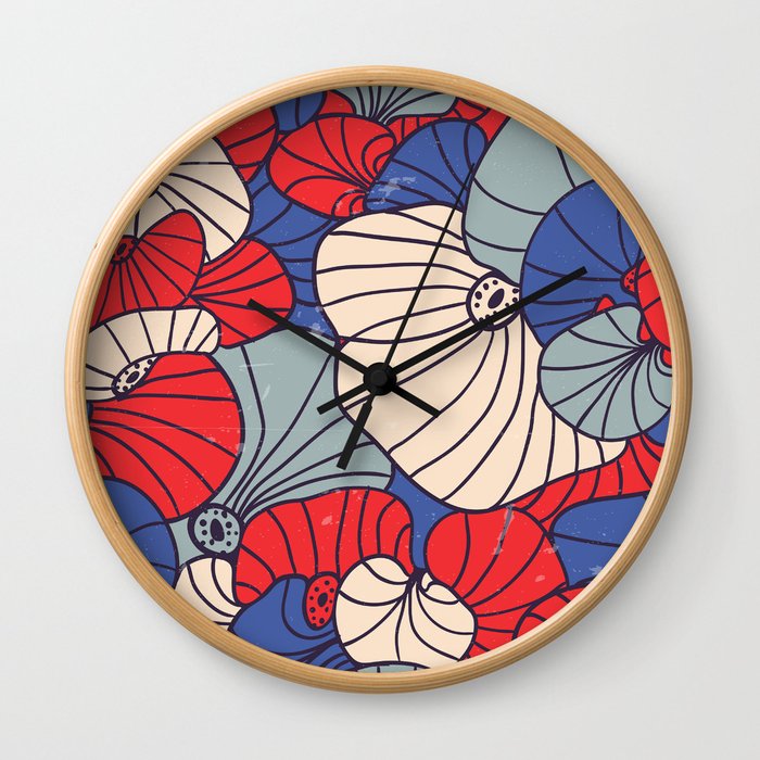 Japanese Pattern #5 Wall Clock
