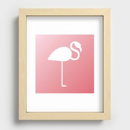 The Flamingo Recessed Framed Print