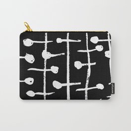 Lines And Dots Carry-All Pouch