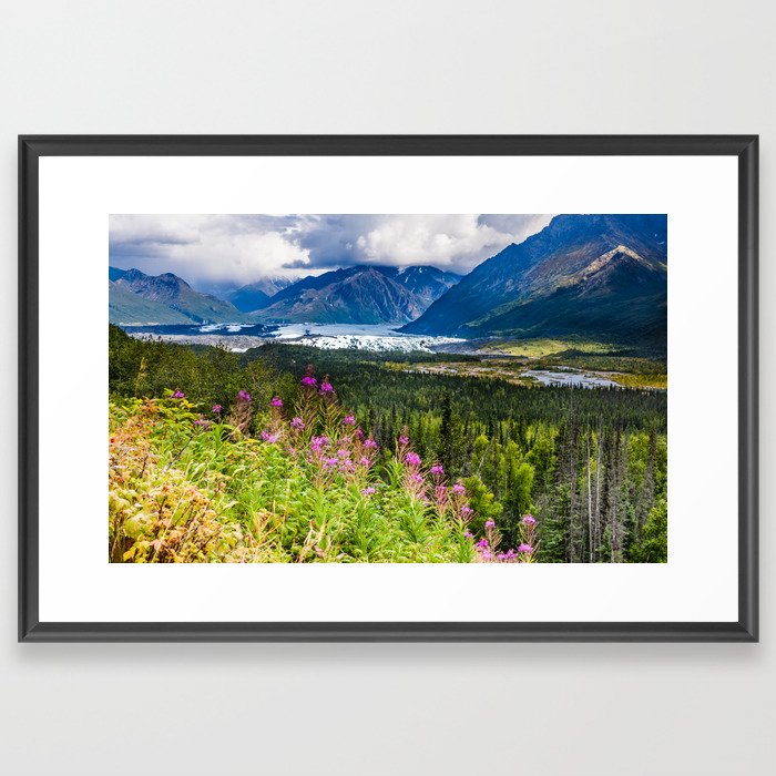 Matanuska valley, southcentral Alaska Framed Art Print