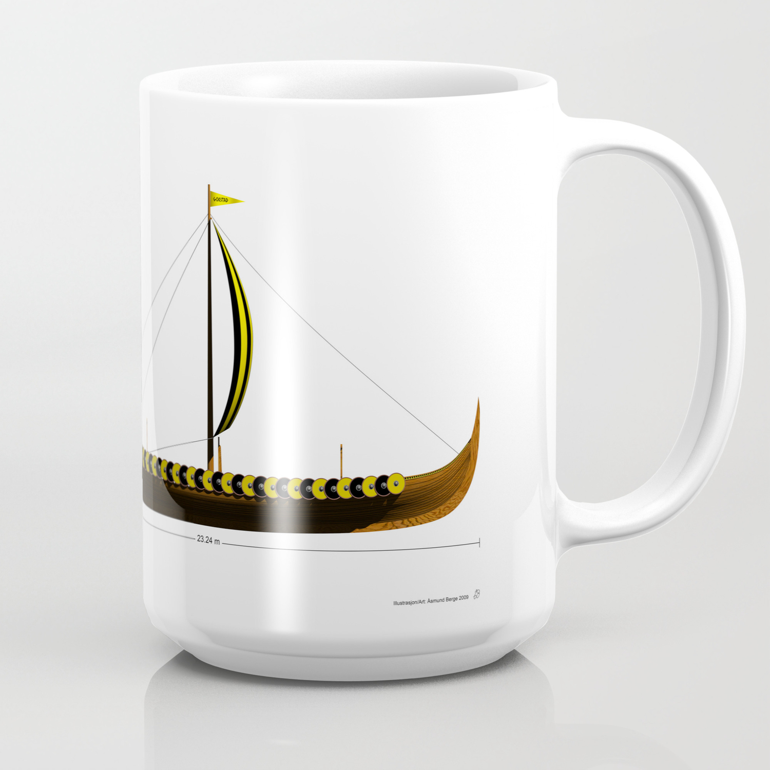 Gokstad Viking Ship Coffee Mug By Aasmund Society6