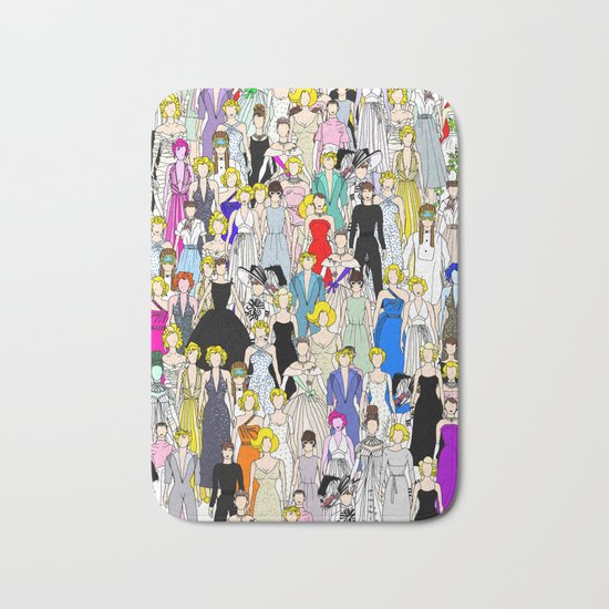 Audrey Marilyn Punks in Tokyo Bath Mat