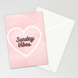 Sunday Vibes  Stationery Card