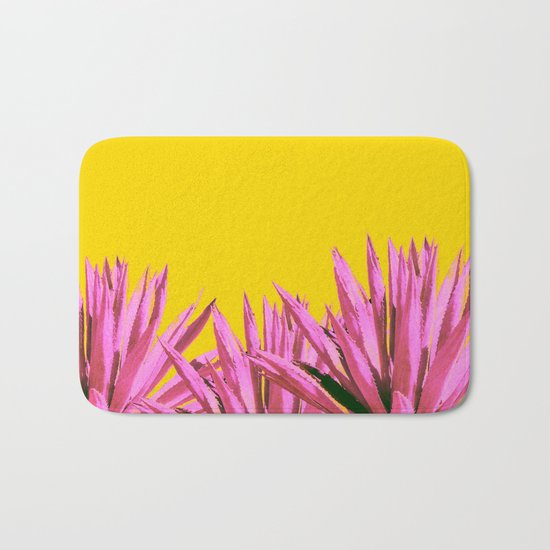 Pop art agave Bath Mat