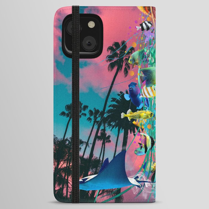 Electric Jellyfish In California iPhone Wallet Case