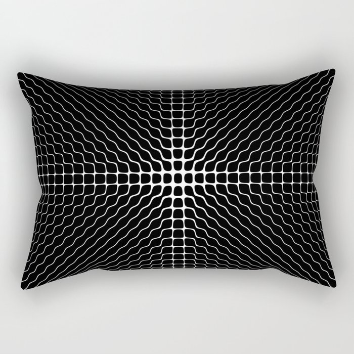 Energy Vibration 2.  Frequency - Chladni - Cymatics Rectangular Pillow