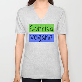 Sonrisa vegana | Vegan smile V Neck T Shirt