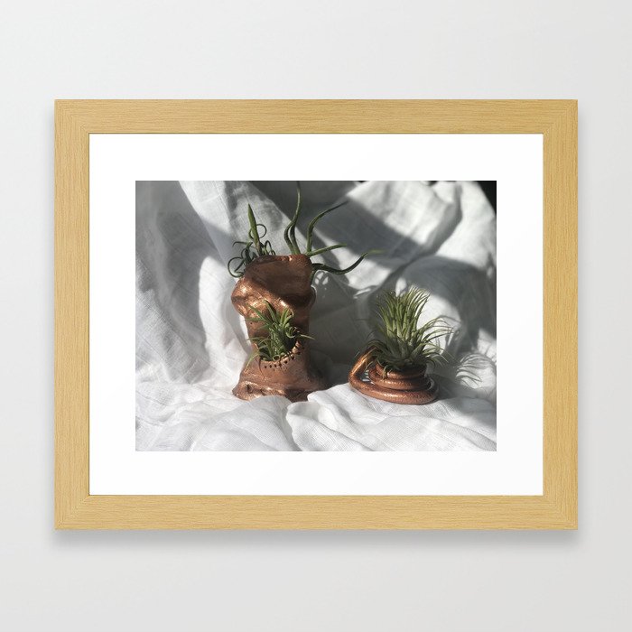 Plants x 2 Framed Art Print