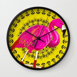 flamingo Wall Clock